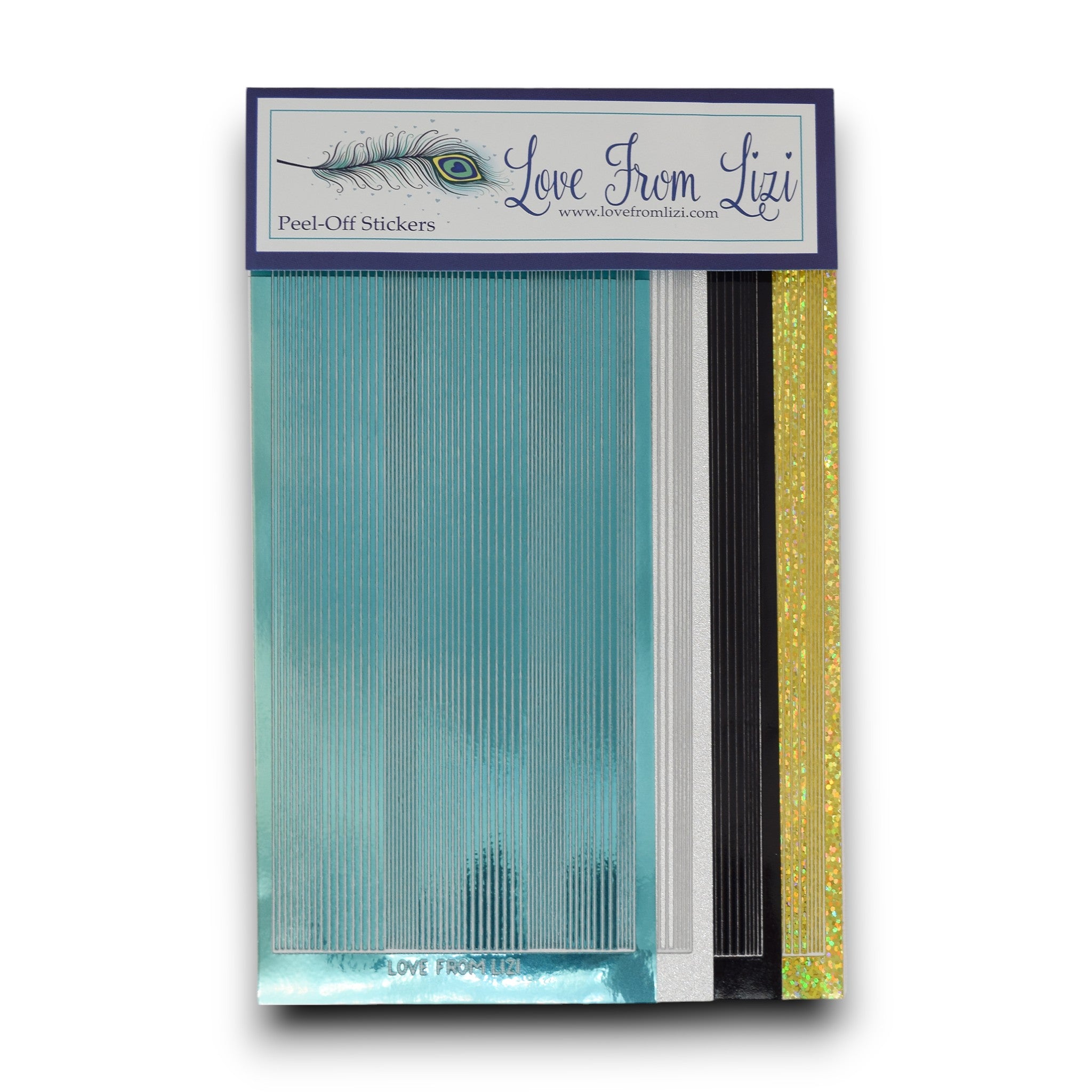 Wonderland - Pin Stripe Peel-Off 4 Pack